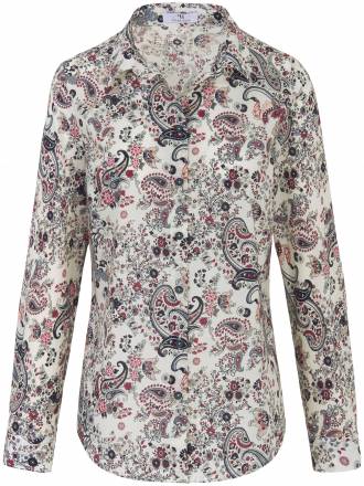 Bluse bunten Paisley- und Blüten-Motive Peter Hahn mehrfarbig