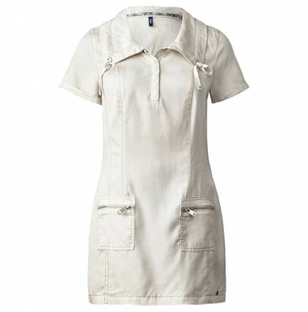 Weiche Lyocell Longbluse – nature