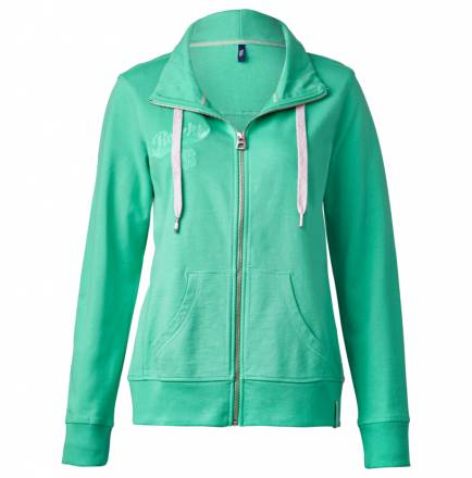 Sportive Sweatjacke – electric green