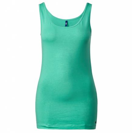 Längeres Basic-Top – electric green