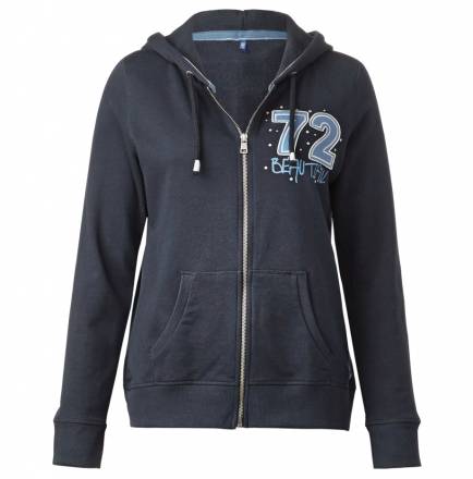 Weicher Sweat-Hoody – deep blue